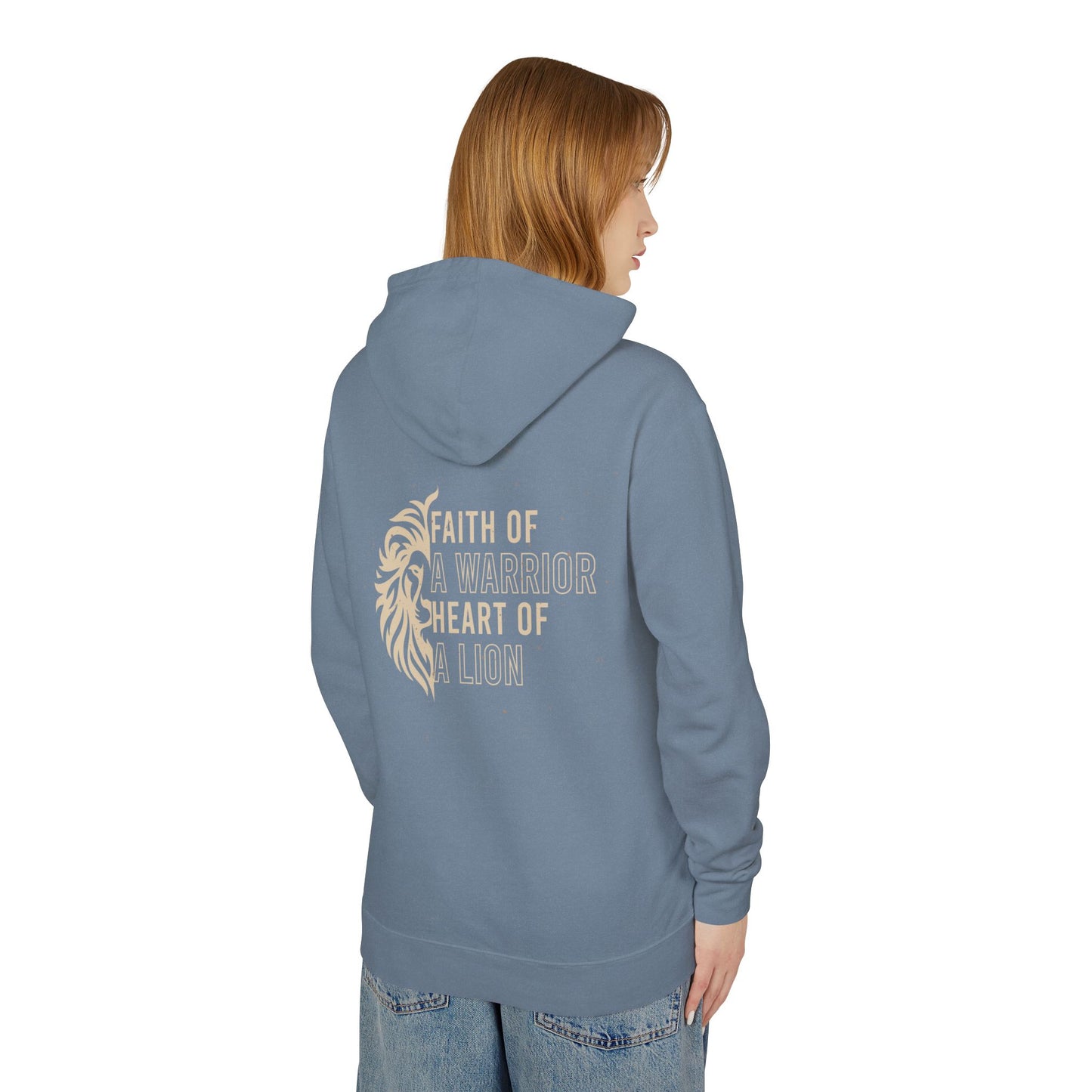 Faith of a Warrior Heart of a Lion Hoodie