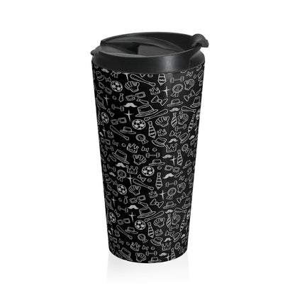 Father Collage Travel Mug