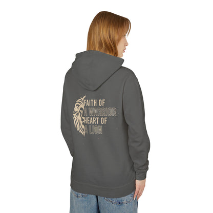Faith of a Warrior Heart of a Lion Hoodie
