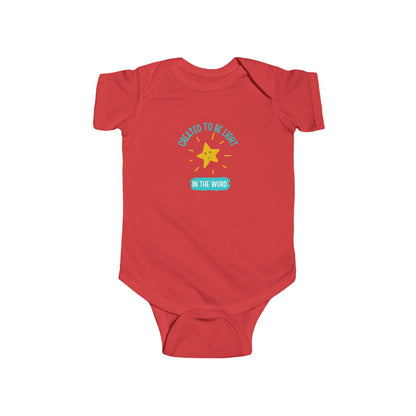 Created To Be Light In The World - Baby Bodysuit