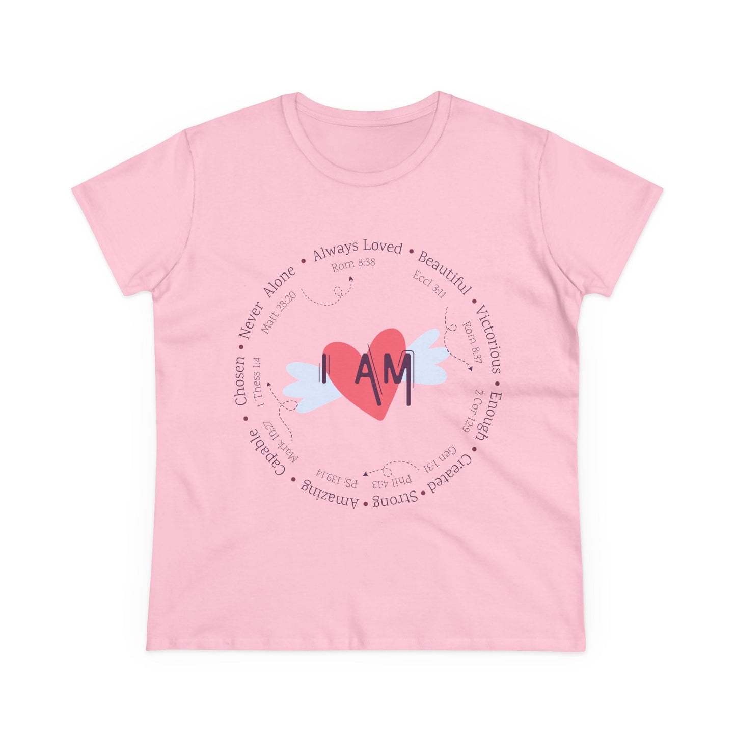 Heartfelt Affirmation "I am" T-shirt