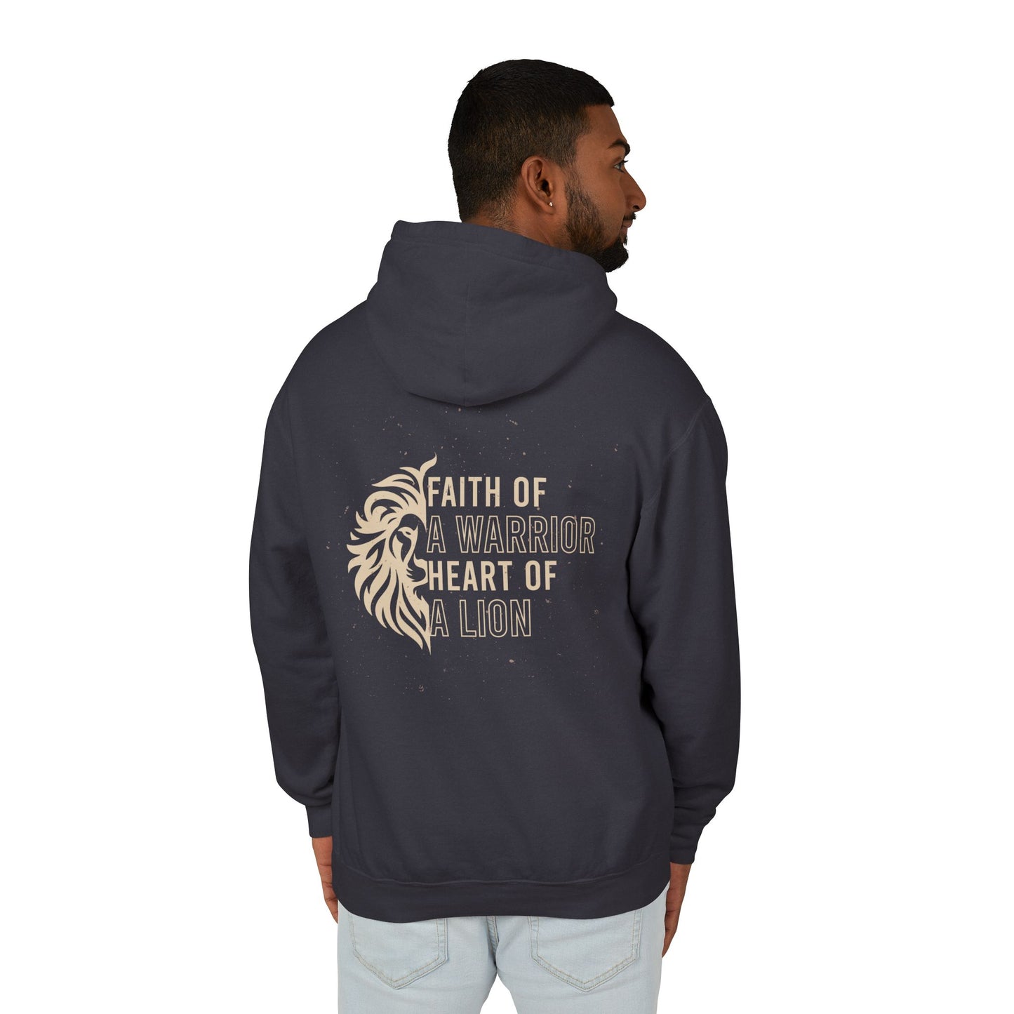 Faith of a Warrior Heart of a Lion Hoodie
