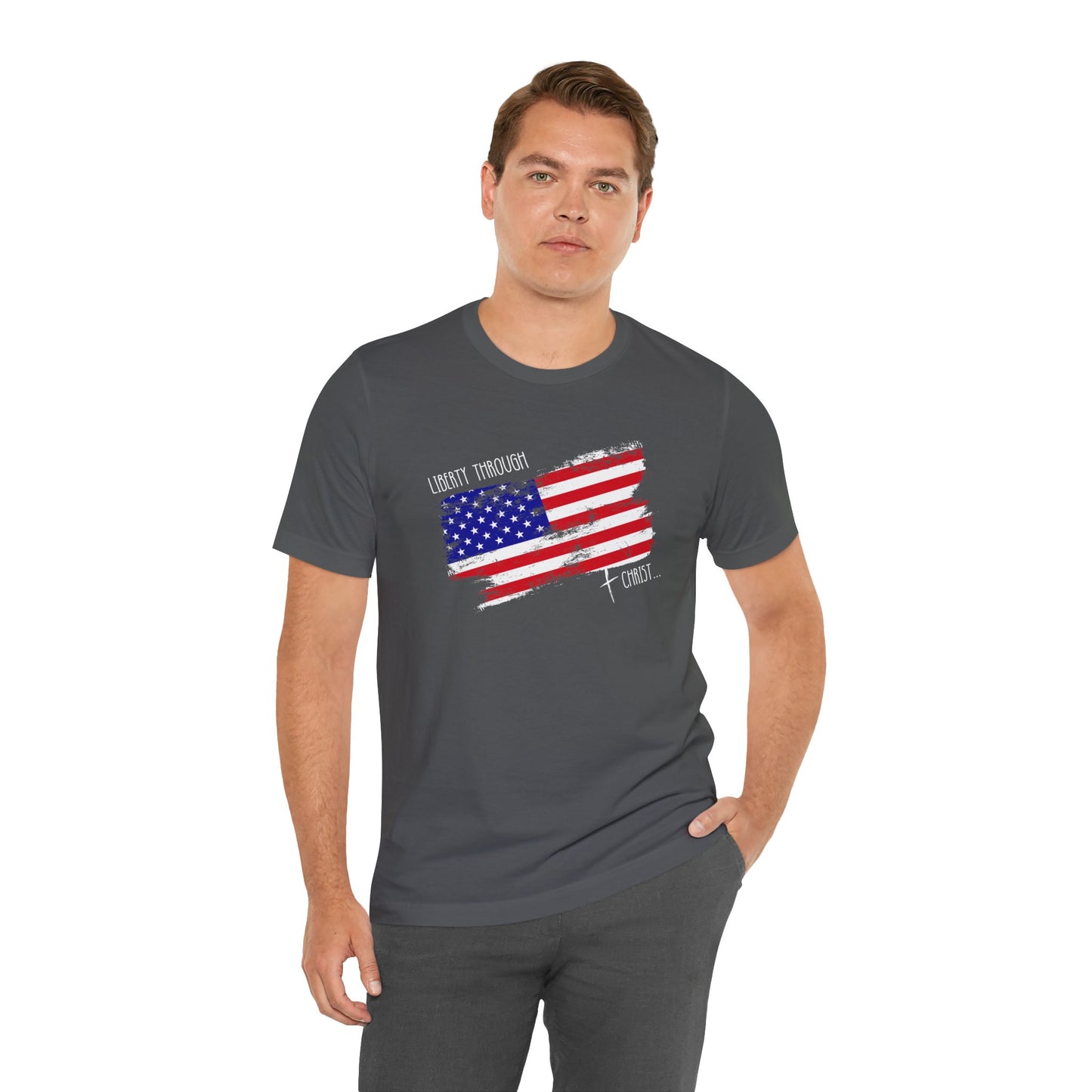 Liberty Through Christ Unisex T-Shirt