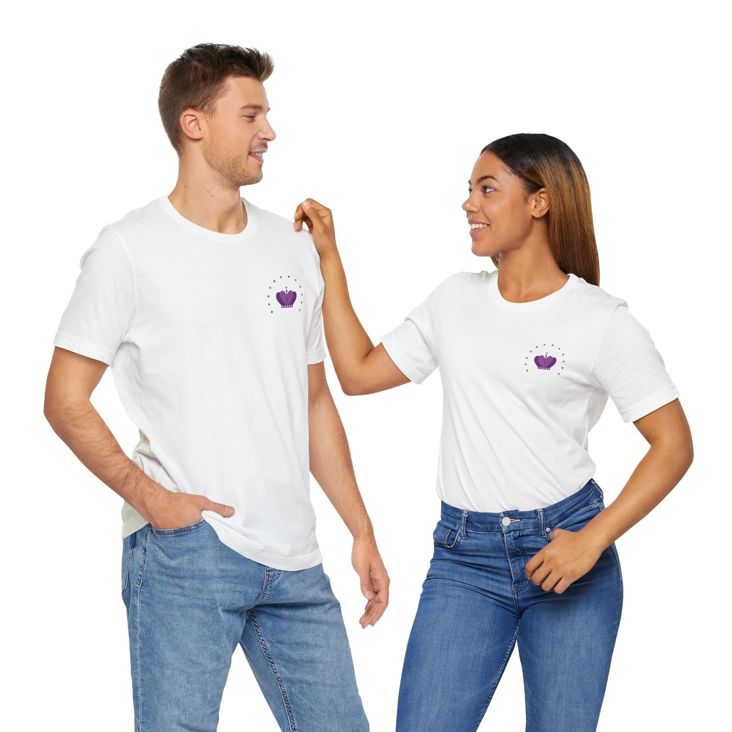 Small Crown of the Virgin Mary - DEIGEX logo T-shirt