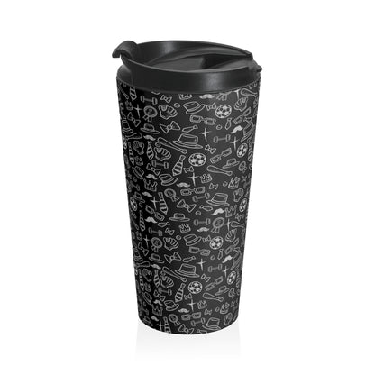 Father Collage Travel Mug