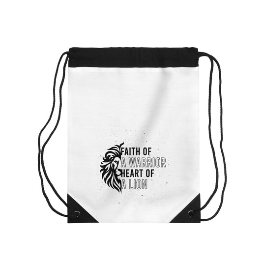 Faith of a Warrior Heart of a Lion Stringbag