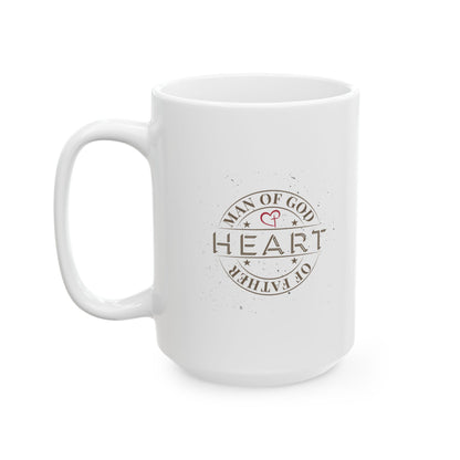 Man of God, Heart of Father Coffee Mug