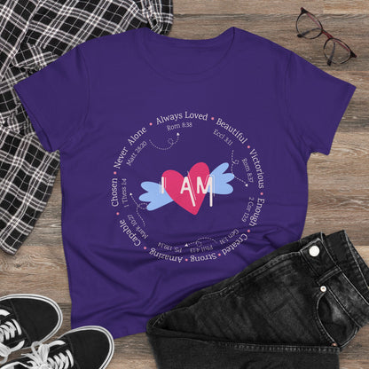 Heartfelt Affirmation "I am" T-shirt