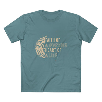 Faith of a Warrior Heart of a Lion T-shirt