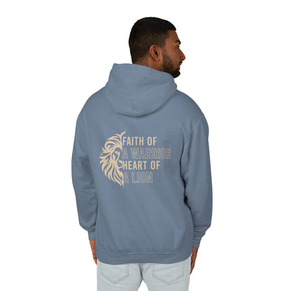 Faith of a Warrior Heart of a Lion Hoodie
