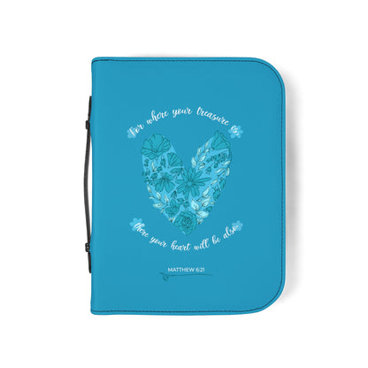 For where your treasure is, there your heart will be also - Bible Cover