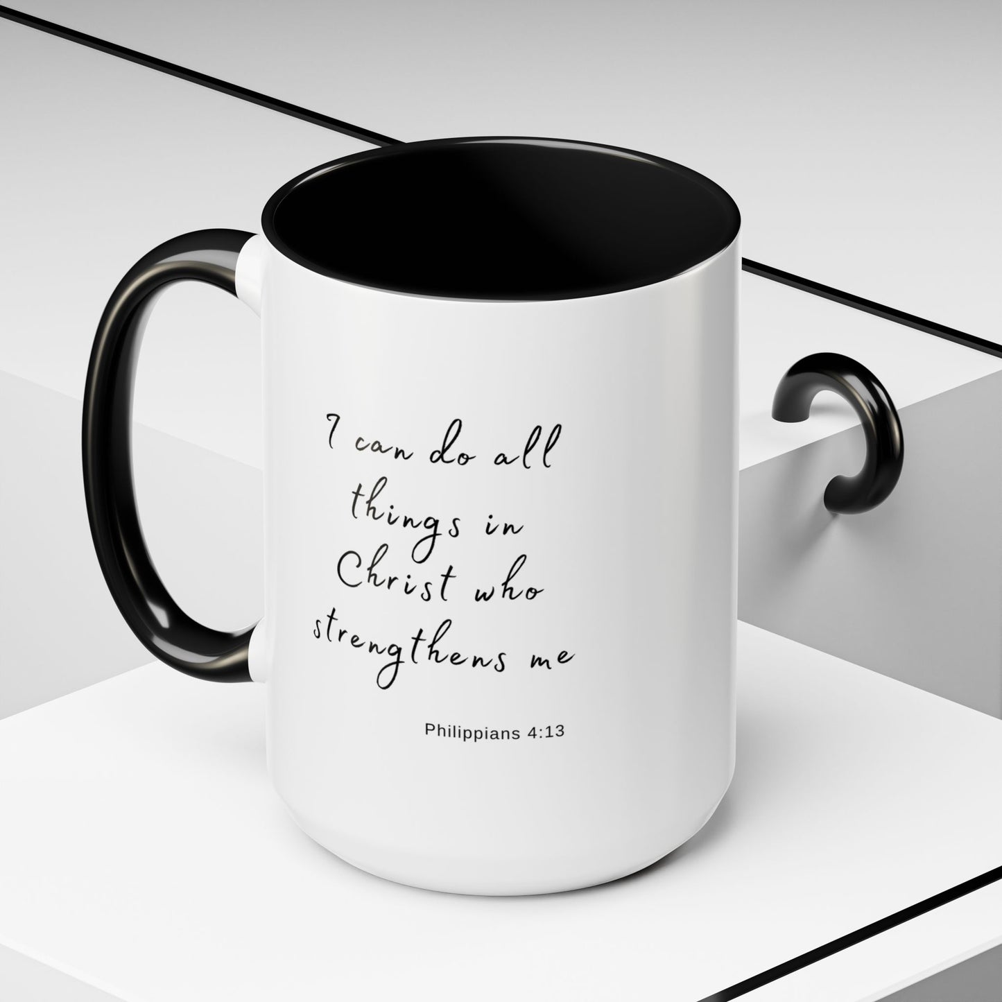 "I can do all things in Christ who strengthens me - Philippians 4:13" Coffee Mug