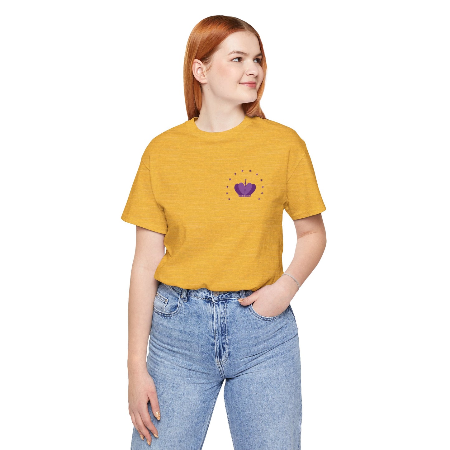 Small Crown of the Virgin Mary - DEIGEX logo T-shirt
