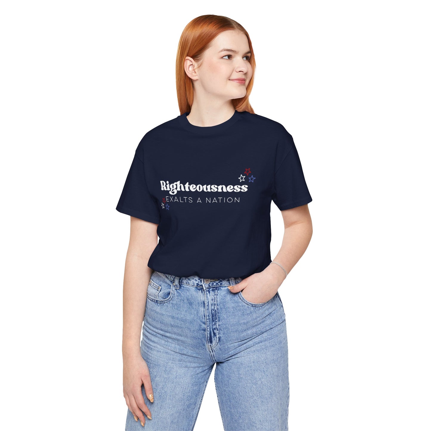 Righteousness Exalts a Nation Unisex T-Shirt
