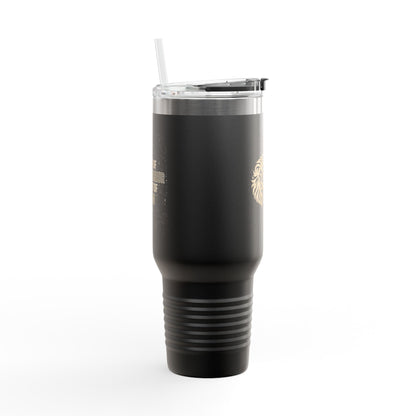 Faith of a Warrior Heart of a Lion Travel Mug