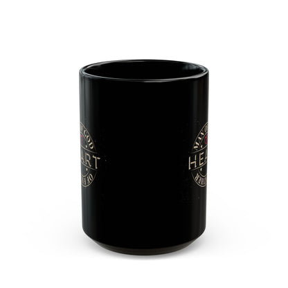 Man of God Heart of Father Coffee Mug
