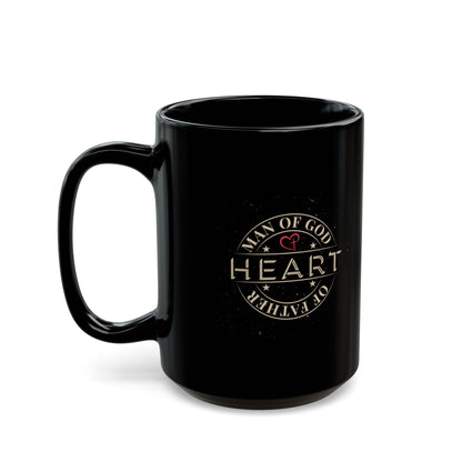 Man of God Heart of Father Coffee Mug