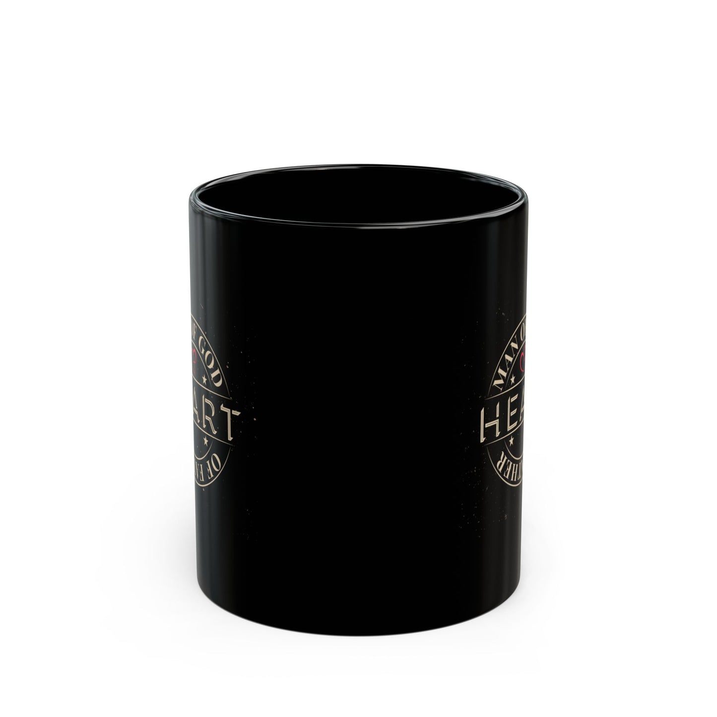 Man of God Heart of Father Coffee Mug