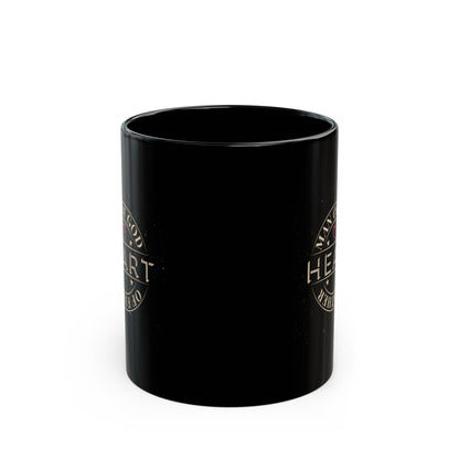Man of God Heart of Father Coffee Mug