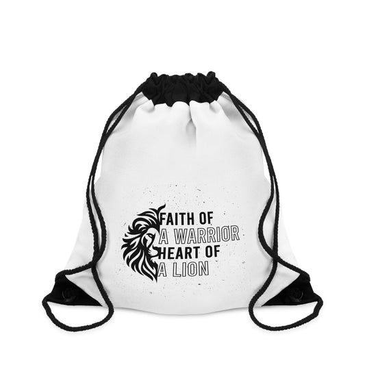 Faith of a Warrior Heart of a Lion Stringbag