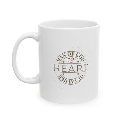 Man of God, Heart of Father Coffee Mug