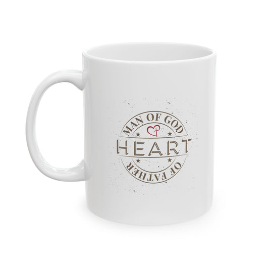 Man of God, Heart of Father Coffee Mug