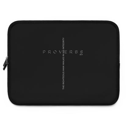 Proverbs 20:07 Laptop Sleeve