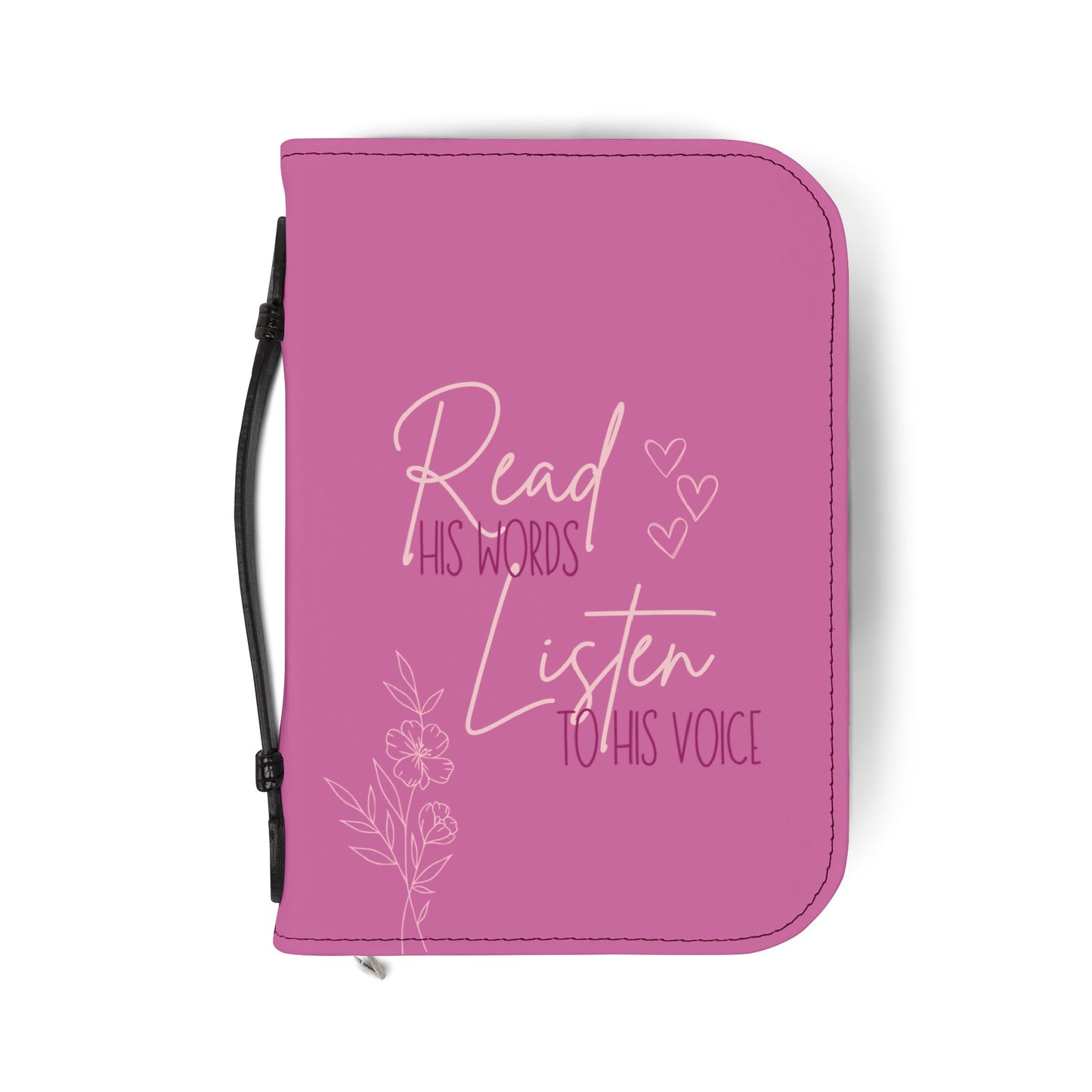 Read His Words Listen to His Voice - Bible Cover