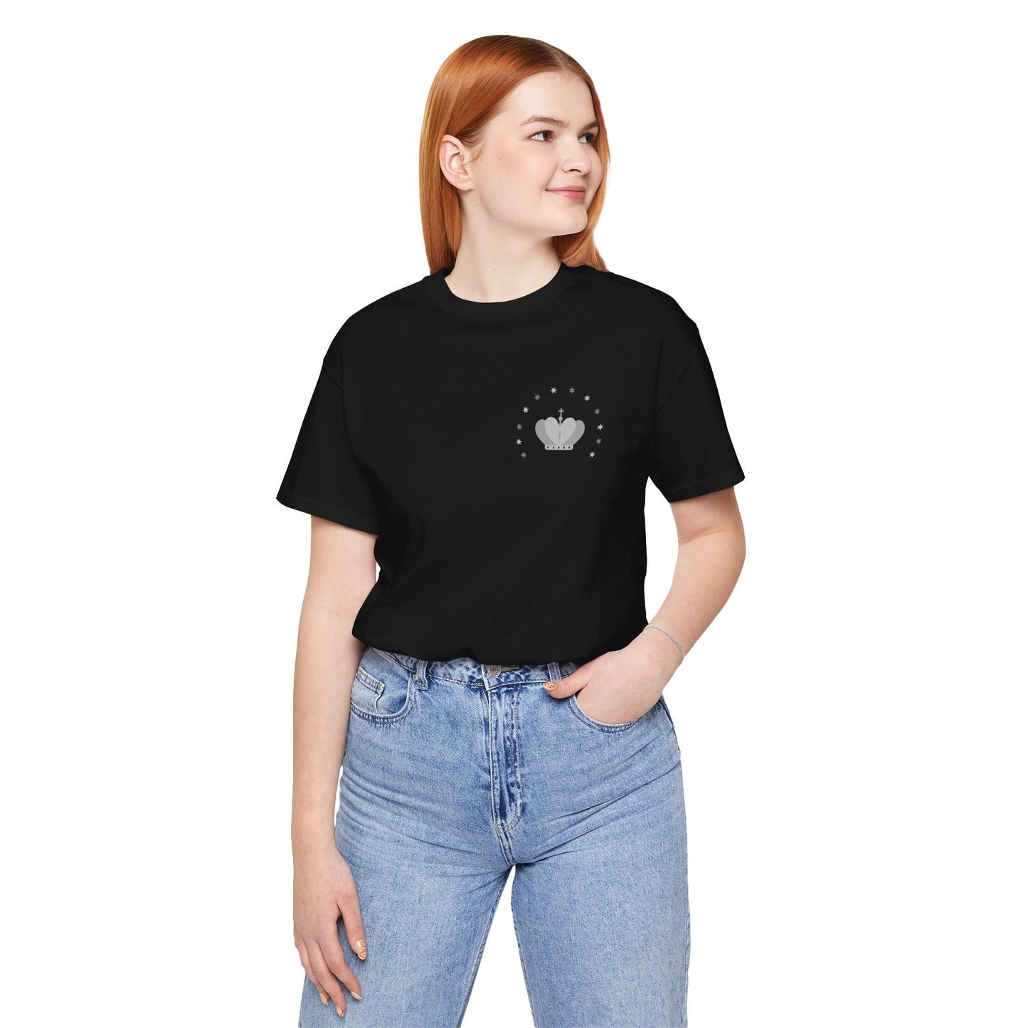 Small Crown of the Virgin Mary - DEIGEX logo T-shirt