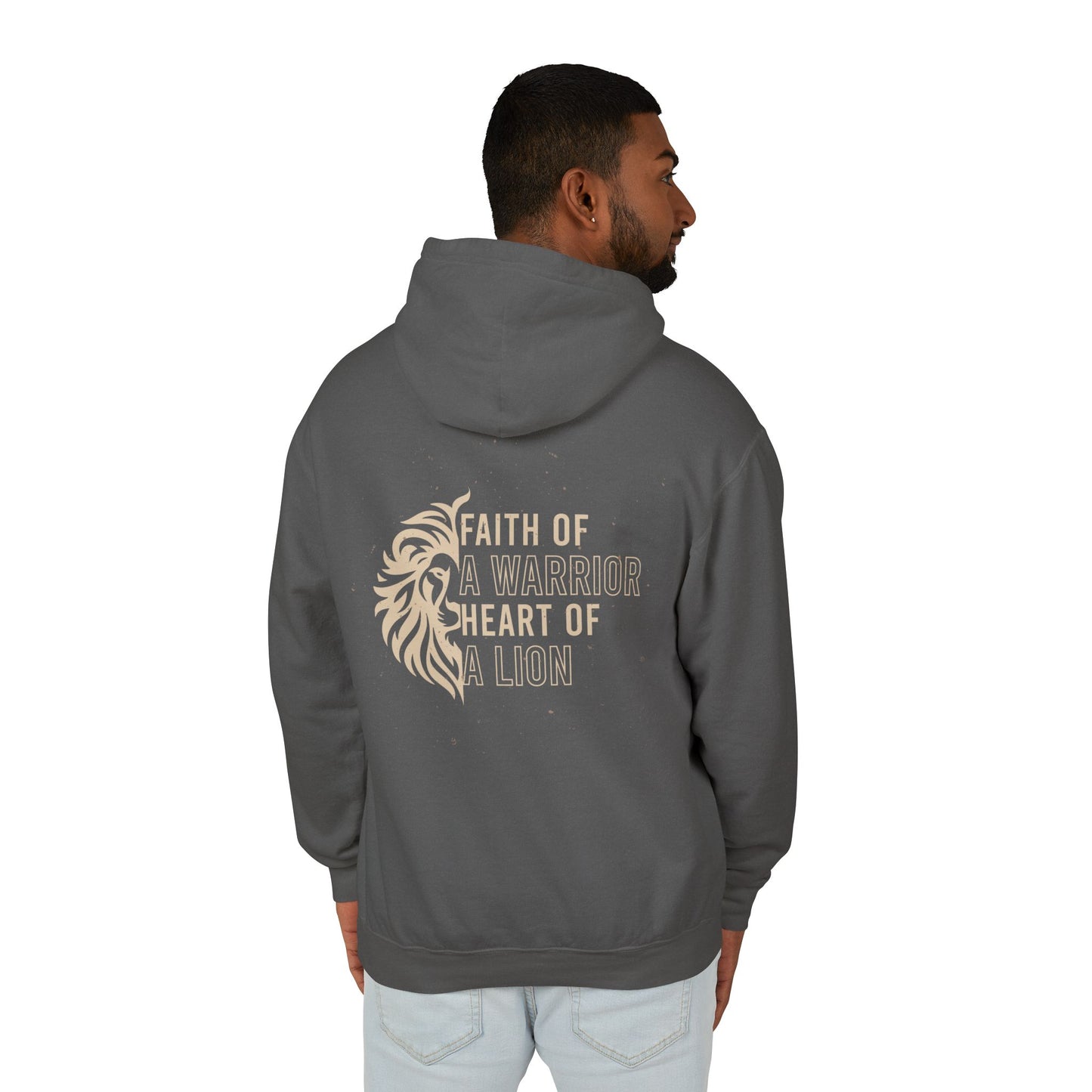 Faith of a Warrior Heart of a Lion Hoodie