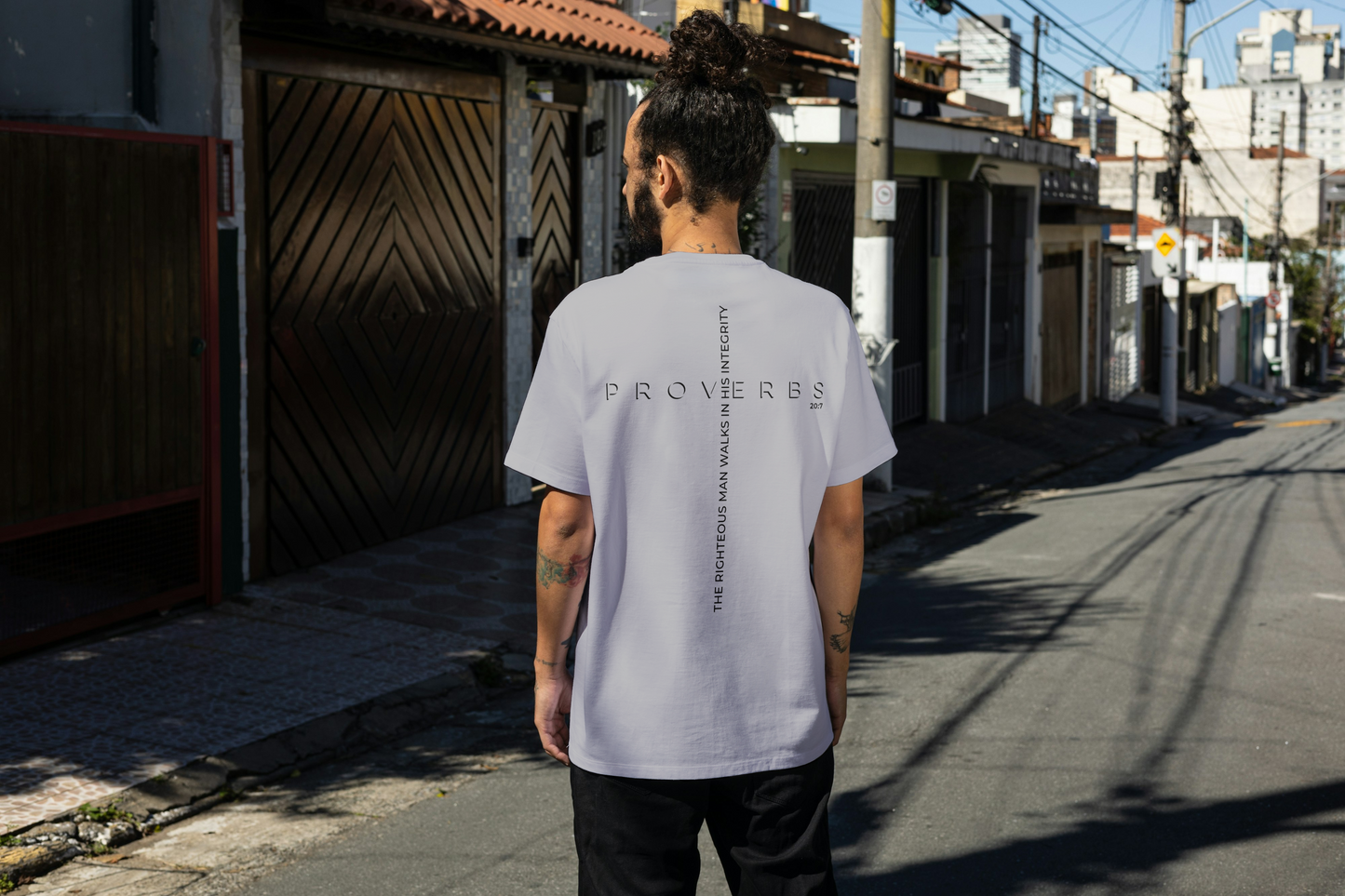 Proverbs 20:7 T-shirt
