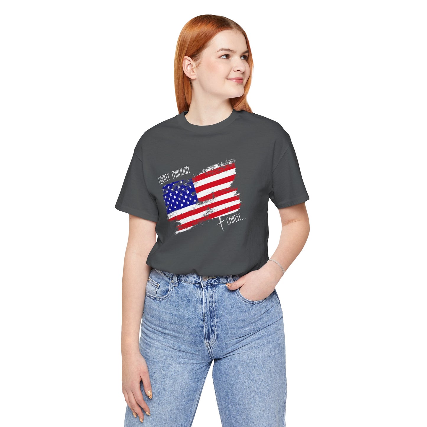 Liberty Through Christ Unisex T-Shirt