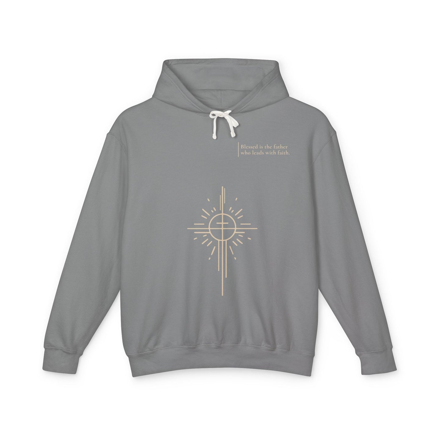 Blessed is the Father Who Leads With Faith Hoodie