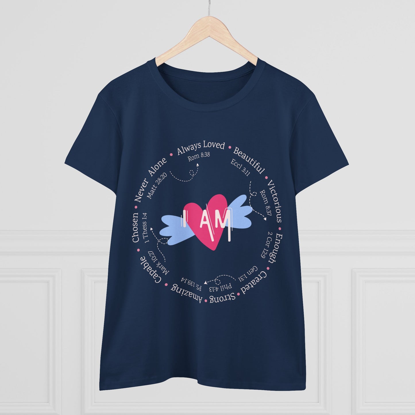 Heartfelt Affirmation "I am" T-shirt