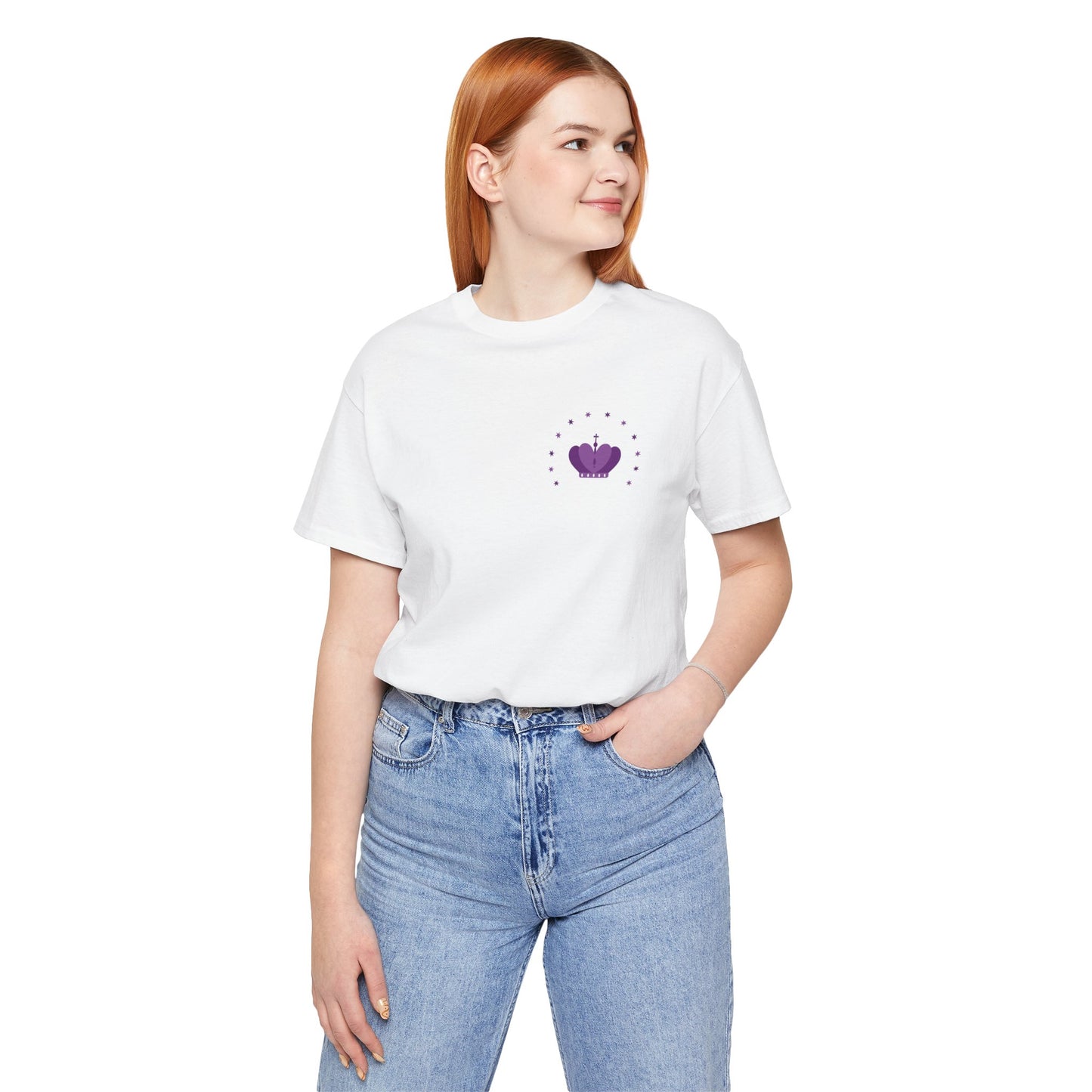 Small Crown of the Virgin Mary - DEIGEX logo T-shirt