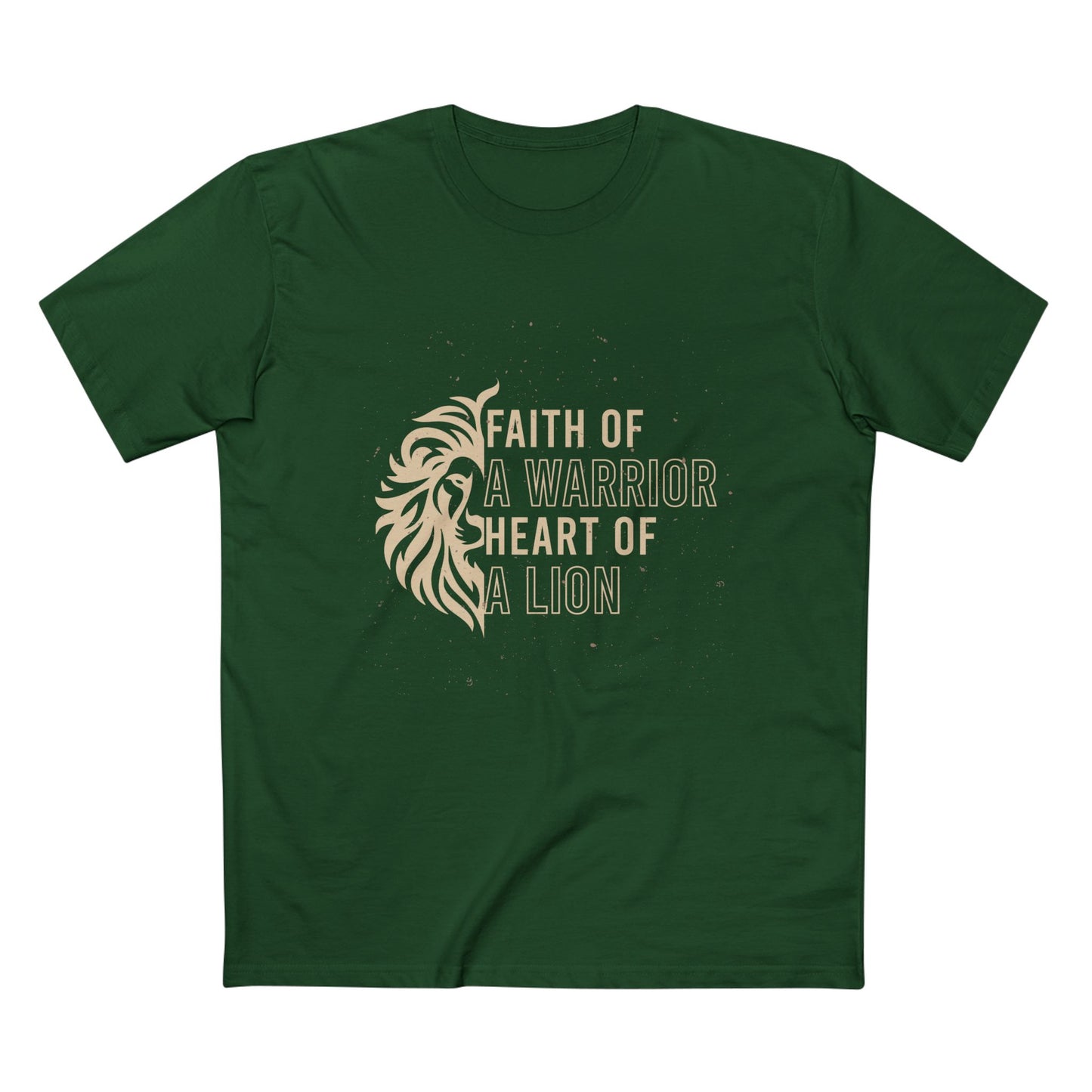 Faith of a Warrior Heart of a Lion T-shirt