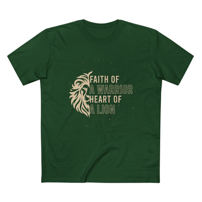 Faith of a Warrior Heart of a Lion T-shirt