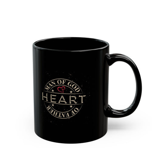 Man of God Heart of Father Coffee Mug