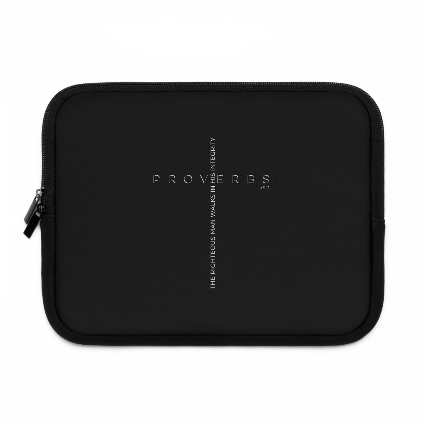 Proverbs 20:07 Laptop Sleeve