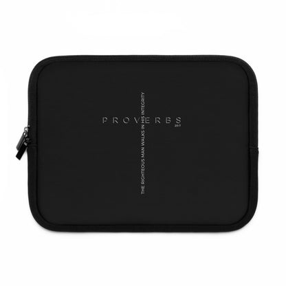 Proverbs 20:07 Laptop Sleeve