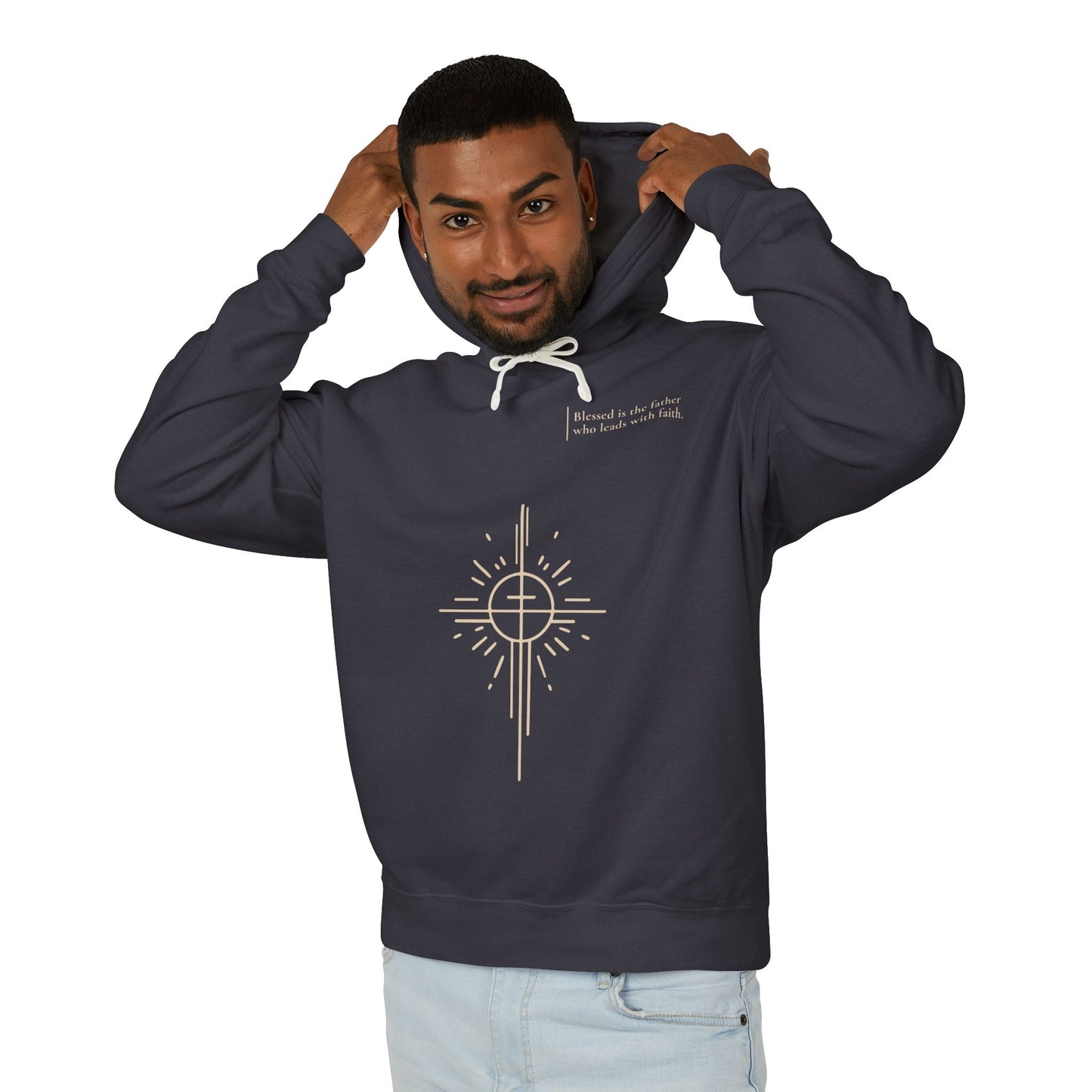 Blessed is the Father Who Leads With Faith Hoodie