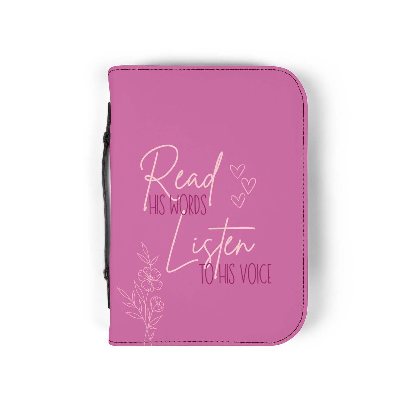 Read His Words Listen to His Voice - Bible Cover
