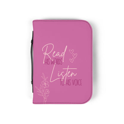 Read His Words Listen to His Voice - Bible Cover