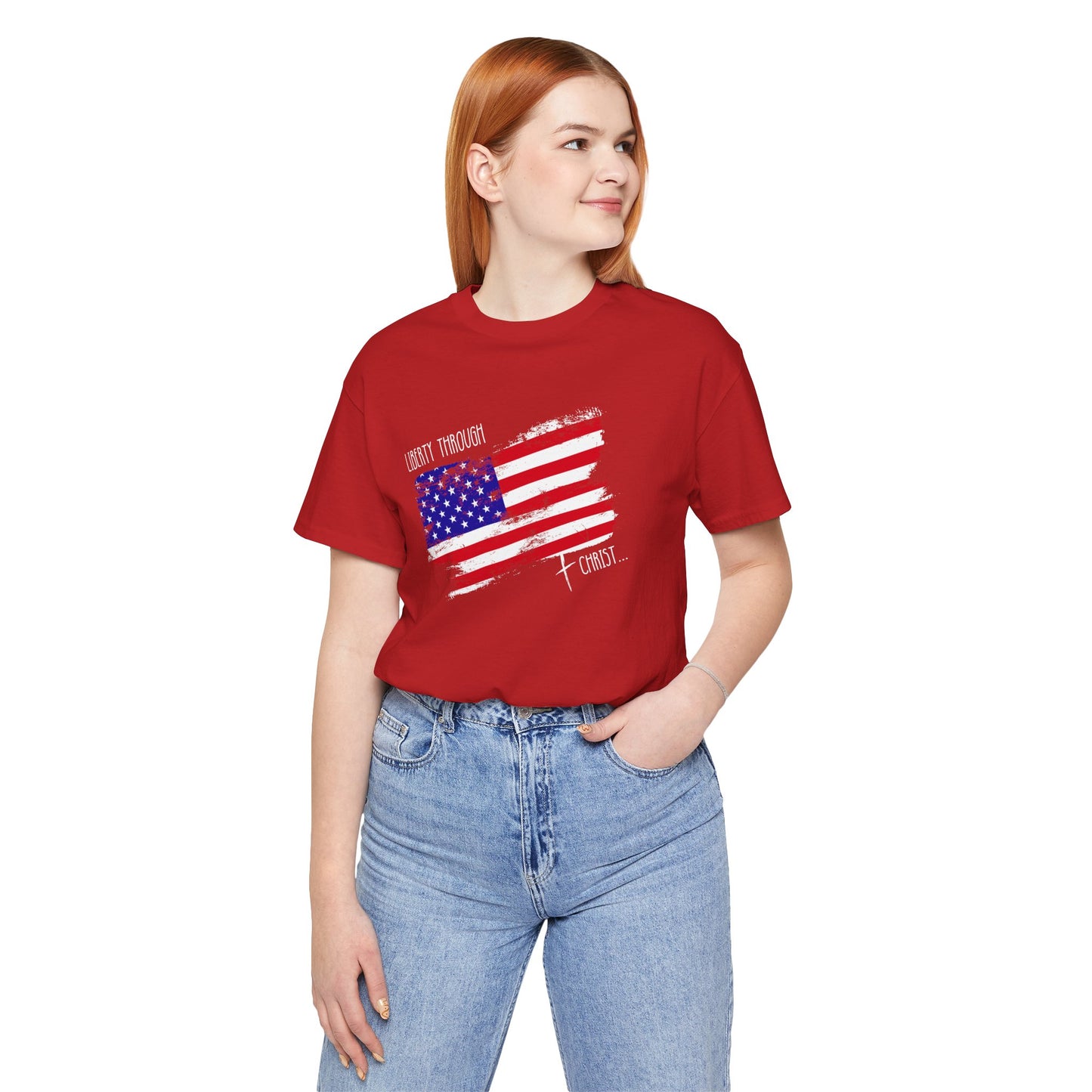 Liberty Through Christ Unisex T-Shirt