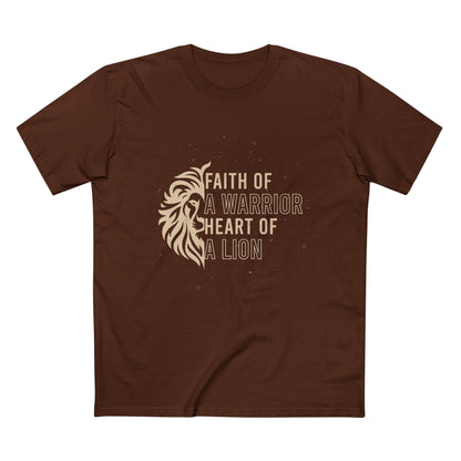 Faith of a Warrior Heart of a Lion T-shirt