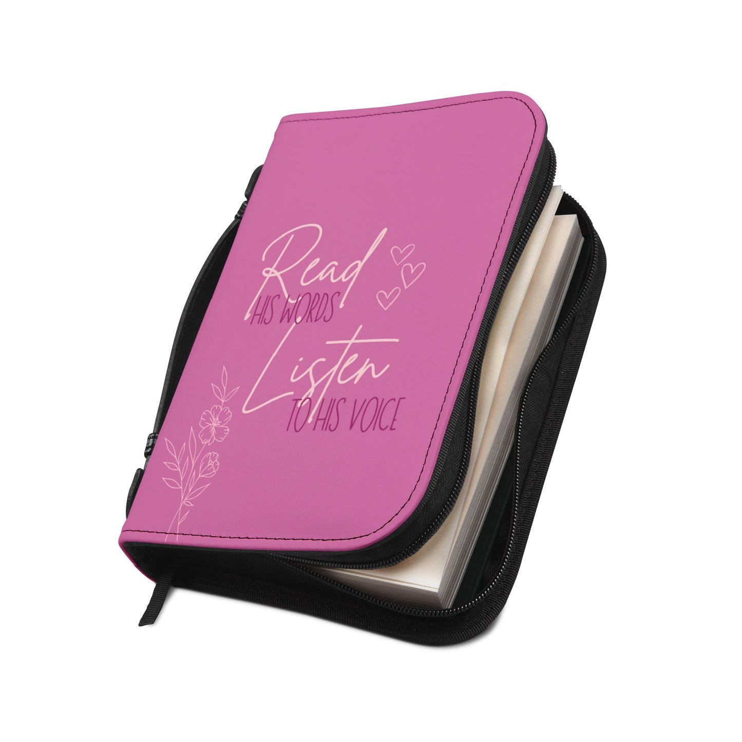 Read His Words Listen to His Voice - Bible Cover