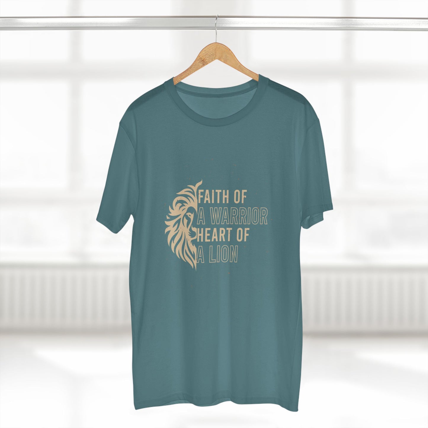 Faith of a Warrior Heart of a Lion T-shirt