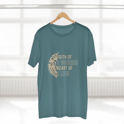 Faith of a Warrior Heart of a Lion T-shirt