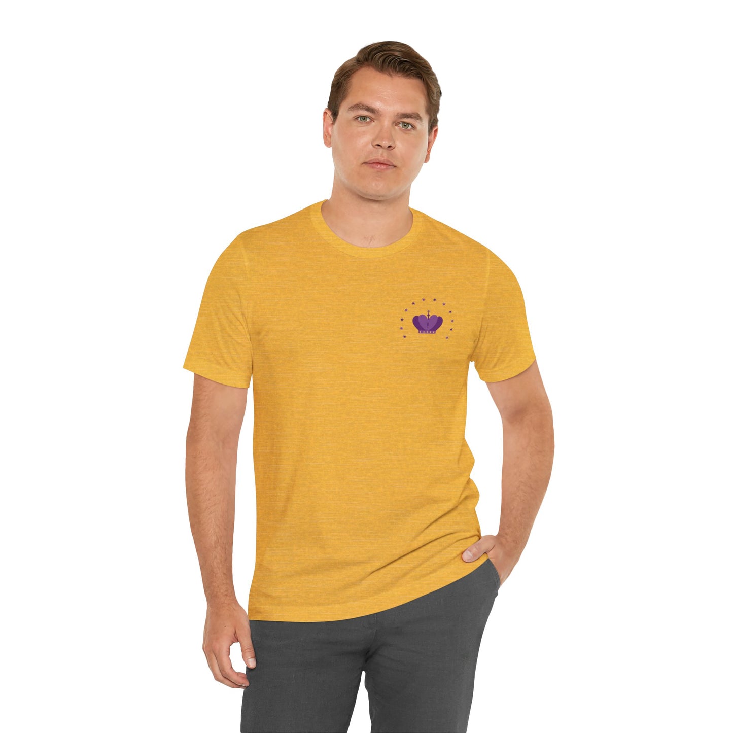 Small Crown of the Virgin Mary - DEIGEX logo T-shirt