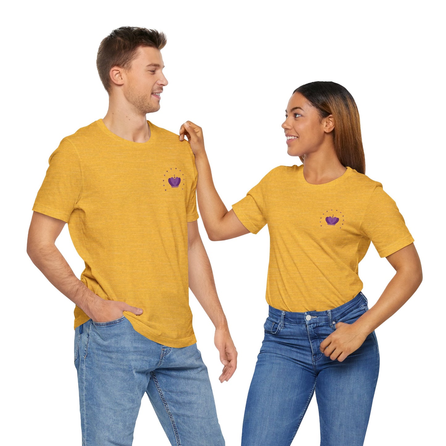 Small Crown of the Virgin Mary - DEIGEX logo T-shirt
